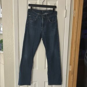 7 For All Mankind Men's Indigo Straight Jeans